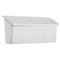 Architectural Mailboxes Architectural Mailboxes Wayland Contemporary Galvanized Steel Wall Mount White Mailbox 2689W-10 - alternate 1